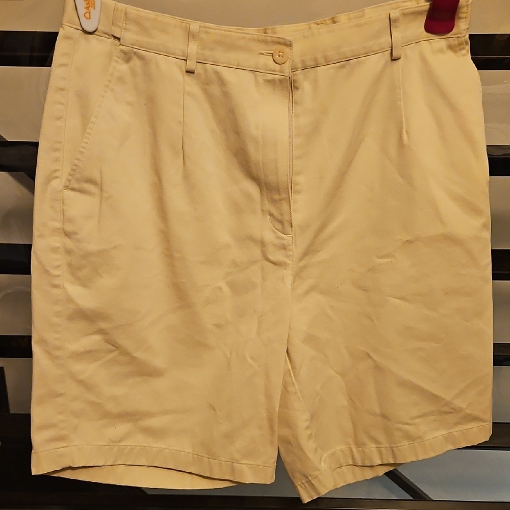 L.L. Bean Beige Original Fit Shorts